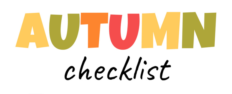 fall checklist